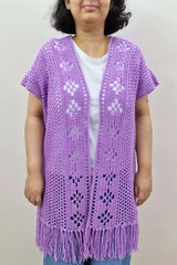 Iris Garden Vest (Crochet)
