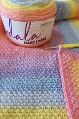 Rainbow Rounds Baby Blanket (Crochet)