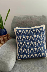 Peaks & Pillars Mosaic Pillow (Crochet)