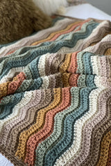 Ripple Rainbow Blanket (Crochet)