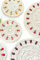 The Tulip Placemat & Doily Set (Crochet)