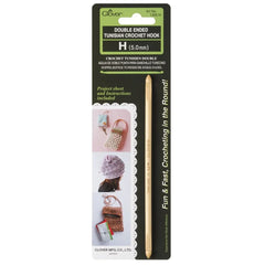 Clover Double Ended Tunisian Crochet Hooks (Sizes G to J)