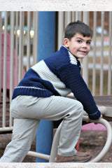 Kid's Varsity Sweater (Crochet)