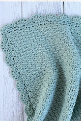 C2C Lemon Peel Stitch Baby Blanket (Crochet)
