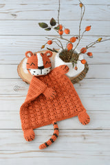 Tiger Security Blanket (Crochet)