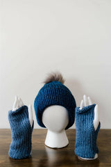 Ladies/Teen Winter Hat With Optional Pom Pom (Circular Knitting Machine)