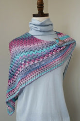 Gift to Myself Crescent Shawlette (Crochet)