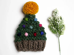 Christmas Tree Hat (Knit)