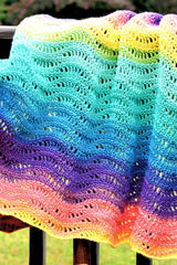 Mandala Waves Baby Blanket (Crochet)