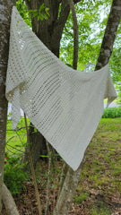 Rustic Summer Asymmetrical Shawl (Crochet)