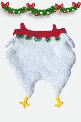 Knit Chicken Christmas Stocking (Knit)