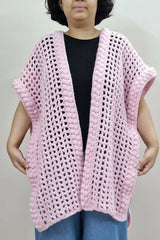Rosebud Mist Ruana (Crochet)