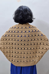Pumpkin Pie Cocoon Shrug (Crochet)