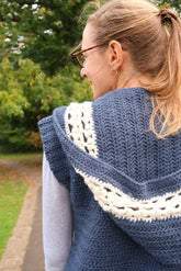 Your Dusk Hooded Vest (Crochet)