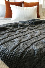 North of the River Cable Blanket (Knit)