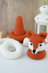 Fox Stacking Toy (Crochet)