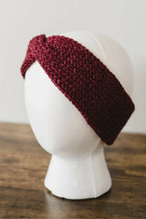 Cozy Twist Headband (Circular Knitting Machine)
