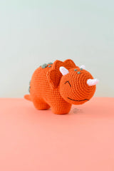 Trevor the Triceratops (Crochet)
