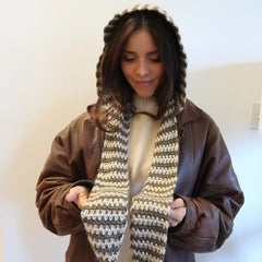 Crochet Scoodie (Hood + Scarf) (Crochet)