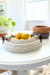 The Spike Stitch Basket & Tray (Crochet)