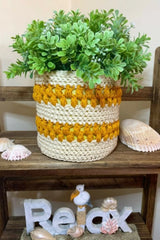 Simply Beachy Pot Cozy (Crochet)