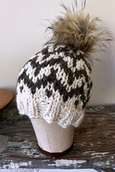 Barley Chevron Hat (Knit)