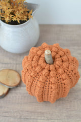 Bobble Stitch Pumpkin (Crochet)