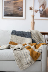 Simple Striped Afghan (Knit) - Version 3
