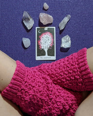 Amethyst Leg Warmers (Crochet)