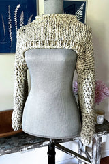 Cozy Sleeve Shrug (Knit + Crochet)