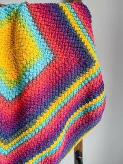 Mandala Pretty Puffs Blanket (Crochet)