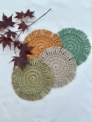 Spiral Mug Rug (Crochet)