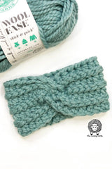 Faux Knit Twist Crochet Headband (Crochet)