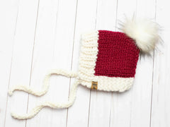 Santa Pixie Bonnet (Knit)