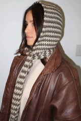 Crochet Scoodie (Hood + Scarf) (Crochet)