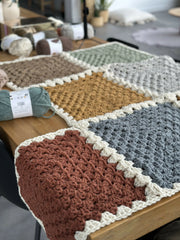 9 Square Granny Throw (Crochet)