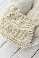 Bear Hugs Baby Beanie (Crochet)