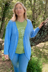 Lace Back Cardigan (Knit)