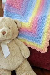 Rainbow Rounds Baby Blanket (Crochet)