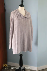 Pebble Path Crochet Poncho: Simple Two Rectangle Design (Crochet)
