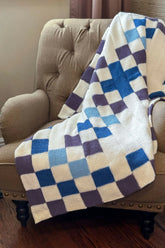 Granny Square Blanket (Circular Knitting Machine)