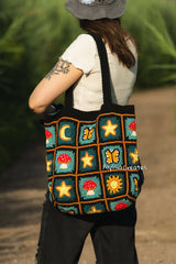 Whimsical Tote Bag (Crochet)