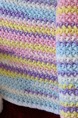 Sun-Kissed Pastels Baby Blanket (Crochet)