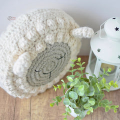 Decorative Sheep Pillow (Crochet)