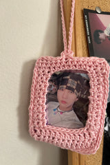 Solid Granny Square kpop photocard holder (Crochet)