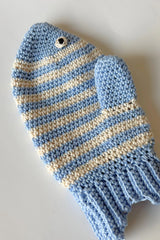 Fish Oven Mitt & Ship's Wheel Potholder/Trivet (Crochet)