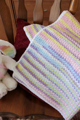 Sun-Kissed Pastels Baby Blanket (Crochet)