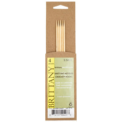 Brittany Birchwood Double Pointed Knitting Needles 7.5" (Sizes 3 to 17)