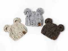 Bear Ears Hat (Knit)