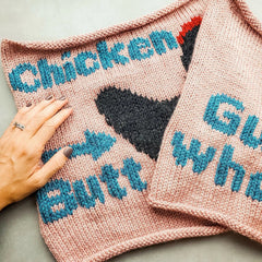 Chicken Butt Pillow (Knit)